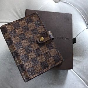 Louis Vuitton Damier Ebene PM Agenda